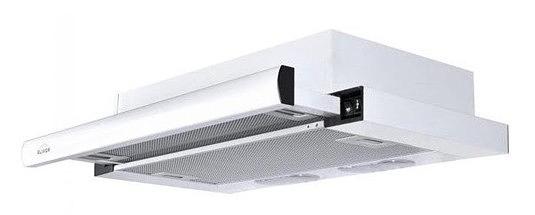 Вытяжка встраиваемая Elikor Интегра 60П-400-В2Л белый управление: кнопочное (1 мотор) фото 1
