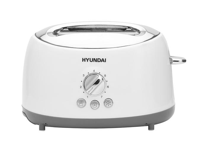 Тостер Hyundai HYT-8003 700Вт белый/серый фото 1