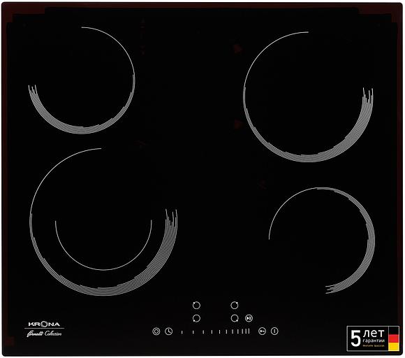 Варочная поверхность Krona Orsa 60 черный фото 1
