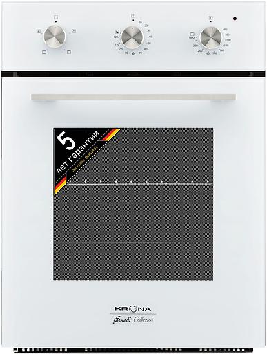 Духовой шкаф Электрический Krona BREVE 45 белый фото 1