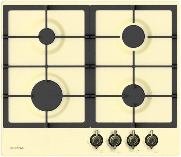 Газовая варочная поверхность Darina 1T38 BGM 341 12 Bg бежевый фото 1