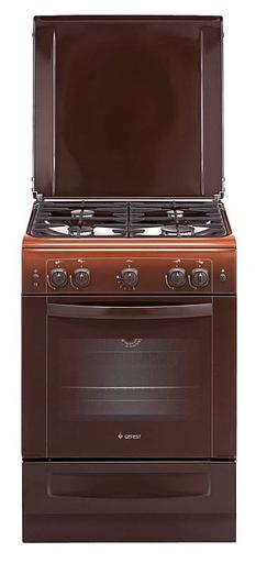Плита Газовая Gefest 6100-01 0001 коричневый реш.чугун фото 1