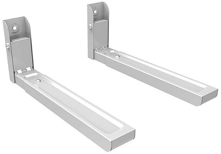 Кронштейн для СВЧ Ultramounts UM 888W белый макс.30кг настенный фиксированный фото 1