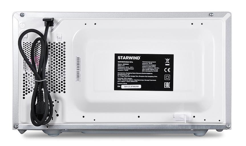 Микроволновая Печь Starwind SMW2820 20л. 700Вт серебристый/черный фото 7