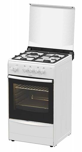 Плита Газовая Darina 1B1 GM 441 008 W белый реш.чугун фото 1