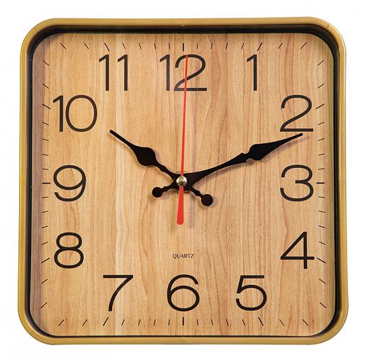 Часы настенные аналоговые Бюрократ WallC-S62P D19см бежевый фото 1