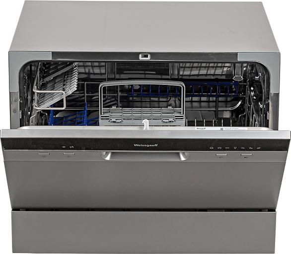 Посудомоечная машина Weissgauff TDW 4017 DS серебристый/черный (компактная) фото 9