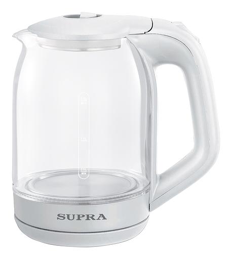 Чайник электрический Supra KES-1893 1.8л. 1500Вт белый (корпус: стекло) фото 1