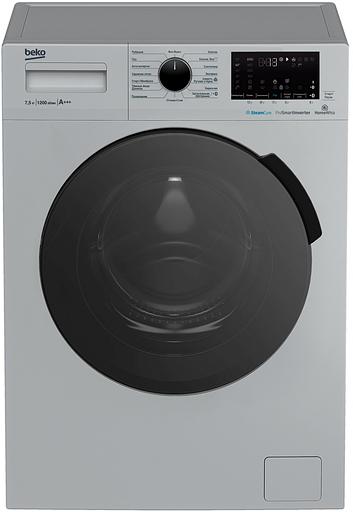 Стиральная машина Beko WSPE7H616S класс: A+++ загр.фронтальная макс.:7.5кг серебристый фото 1