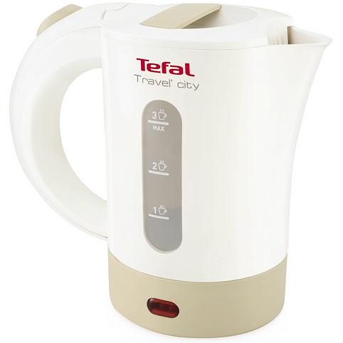 Чайник электрический Tefal KO120130 0.5л. 650Вт белый/бежевый (корпус: пластик) фото 1