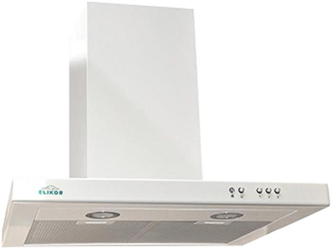 Вытяжка каминная Elikor Квадра 60П-430-К3Д белый управление: кнопочное (1 мотор) фото 1