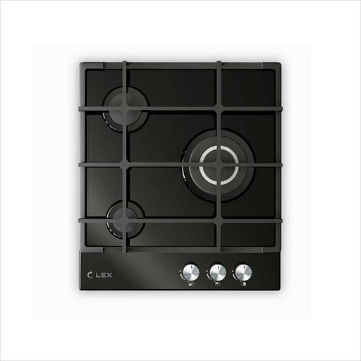 Газовая варочная поверхность Lex GVG 431 BL черный фото 1