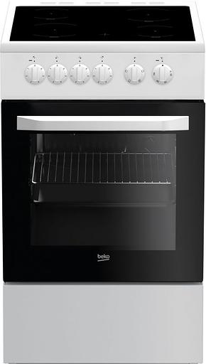 Плита Электрическая Beko FFSS57000W белый стеклокерамика фото 1