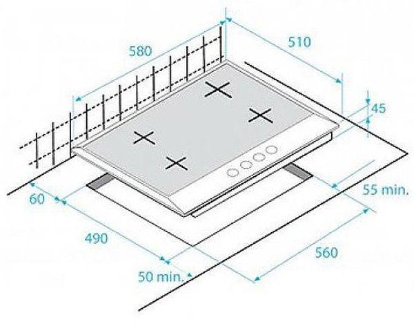 Газовая варочная поверхность Beko HIAG64223B черный фото 2