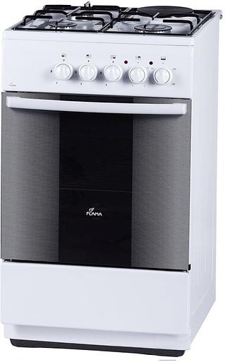 Плита Комбинированная Flama RK 23-105 W белый (без крышки) реш.эмаль фото 1