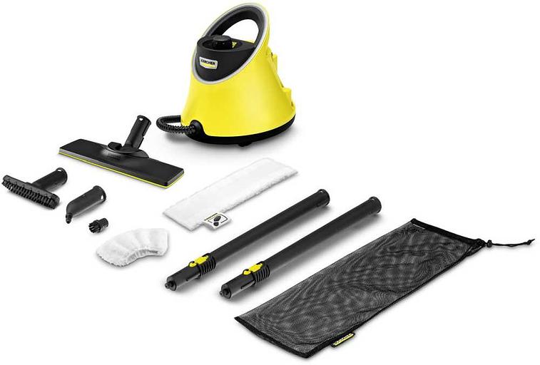 Пароочиститель напольный Karcher EasyFix SC 2 Deluxe 1500Вт желтый/черный фото 3