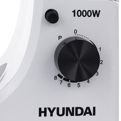 Миксер планетарный Hyundai HYM-S4451 1000Вт белый/черный фото 6