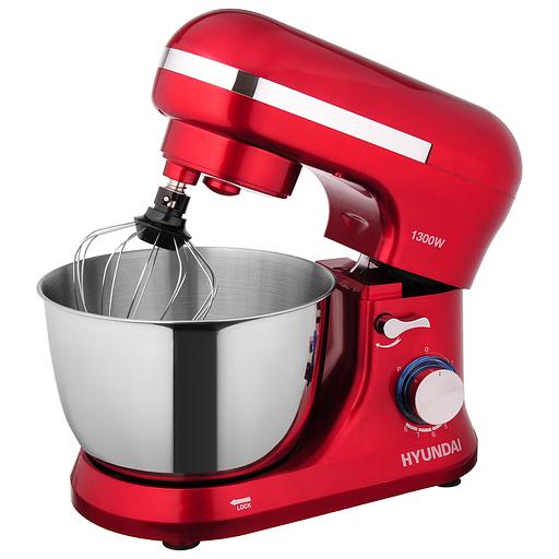 Миксер планетарный Hyundai HYM-S6451 1300Вт красный фото 1
