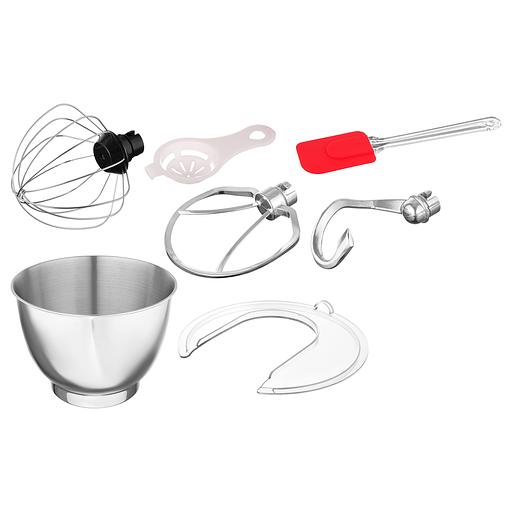 Миксер планетарный Hyundai HYM-S6451 1300Вт красный фото 7