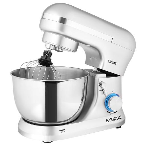 Миксер планетарный Hyundai HYM-S6551 1300Вт серебристый фото 1