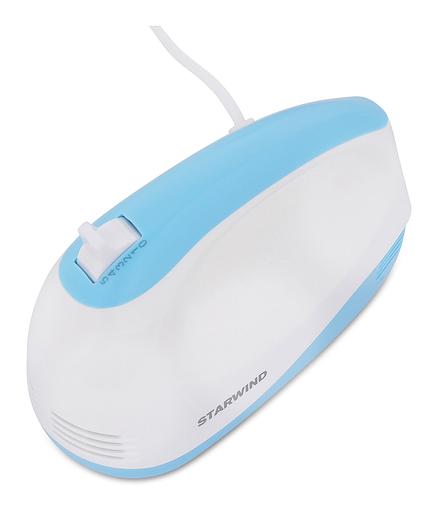 Миксер ручной Starwind SHM-261 250Вт белый/голубой фото 6