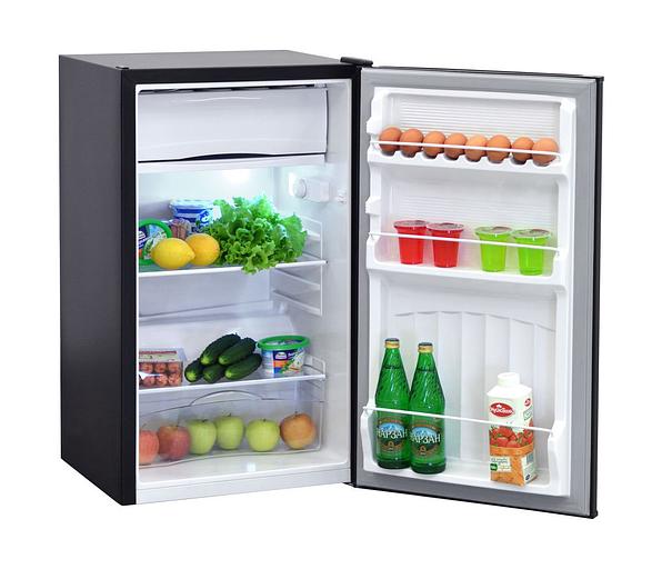 Холодильник Nordfrost NR 403 B черный матовый (однокамерный) фото 3