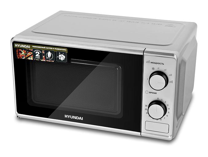 Микроволновая Печь Hyundai HYM-M2042 20л. 700Вт серебристый фото 2