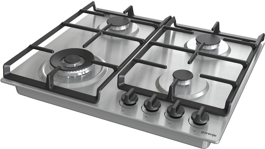 Газовая варочная поверхность Gorenje GW641EBX нержавеющая сталь фото 2