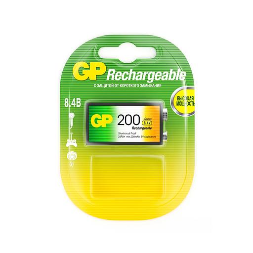Аккумулятор GP 20R8H 9V NiMH 200mAh (1шт) фото 1