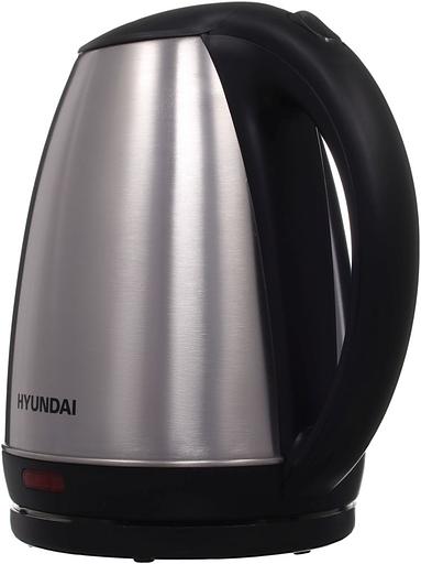 Чайник электрический Hyundai HYK-S1030 1.7л. 2200Вт серебристый матовый/черный (корпус: металл) фото 2