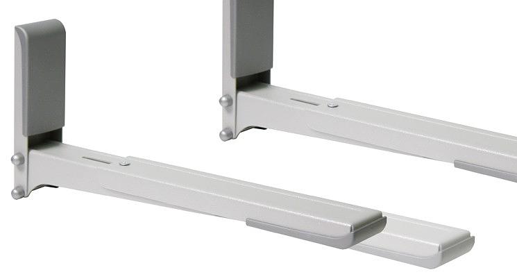 Кронштейн для СВЧ Holder MWS-2003 металлик макс.40кг настенный фиксированный фото 2