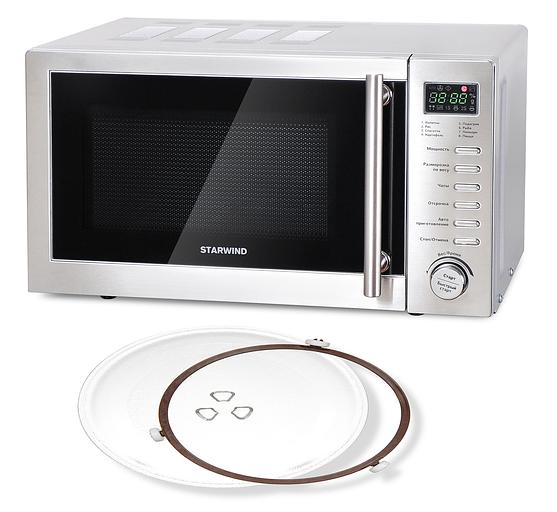 Микроволновая Печь Starwind SMW5220 20л. 700Вт нержавеющая сталь фото 4