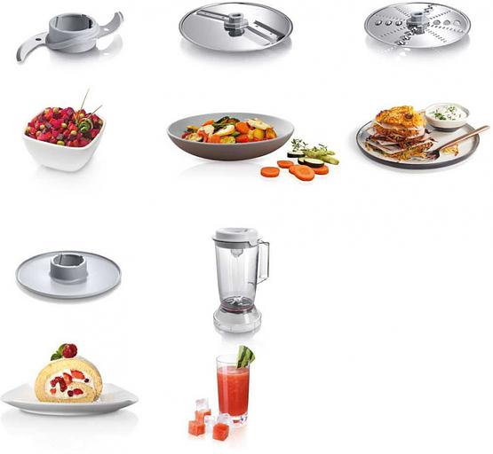 Кухонный комбайн Bosch MCM3200W 800Вт белый фото 7