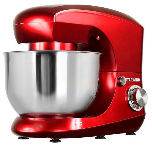 Миксер планетарный Starwind SPM5184 1000Вт красный фото 1