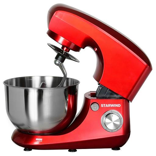 Миксер планетарный Starwind SPM5184 1000Вт красный фото 2