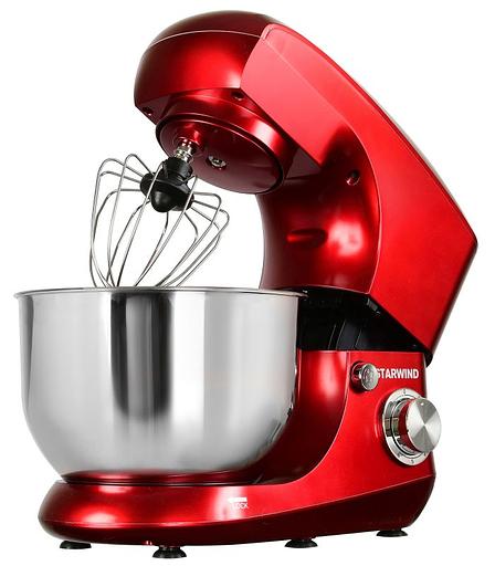 Миксер планетарный Starwind SPM5184 1000Вт красный фото 4