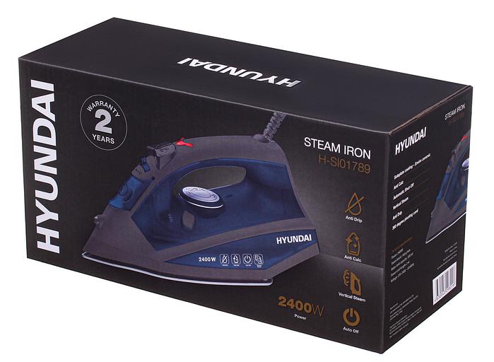 Утюг Hyundai H-SI01789 2400Вт серый/темно-синий фото 10