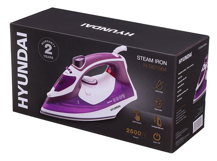 Утюг Hyundai H-SI01564 2600Вт фиолетовый/белый фото 10