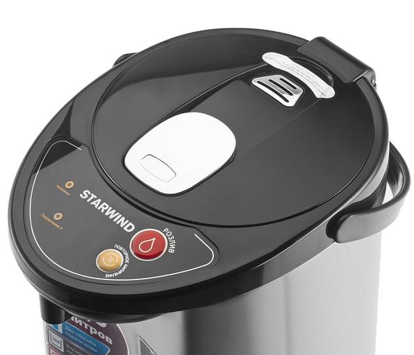 Термопот Starwind STP2251 5л. 750Вт черный/серебристый фото 4