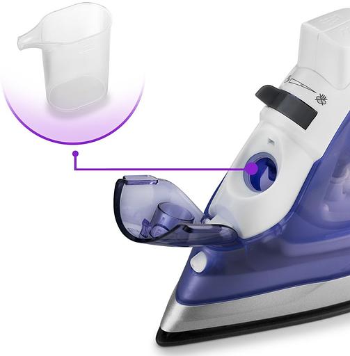 Утюг Kitfort KT-2603 1300Вт белый/фиолетовый фото 4