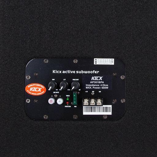 Сабвуфер автомобильный Kicx AP301BPA 350Вт активный (30см/12") фото 5