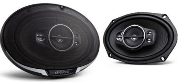 Колонки автомобильные Kenwood KFC-PS6976 550Вт 88дБ 4Ом 16x23см (6x9дюйм) (ком.:2кол.) коаксиальные трехполосные фото 1