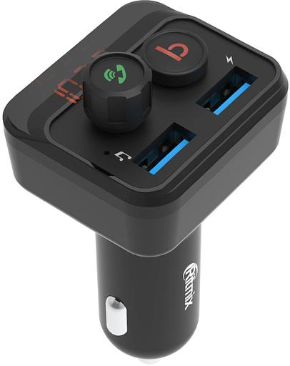 Автомобильный FM-модулятор Ritmix FMT-B100 черный MicroSD BT USB (80000554) фото 5