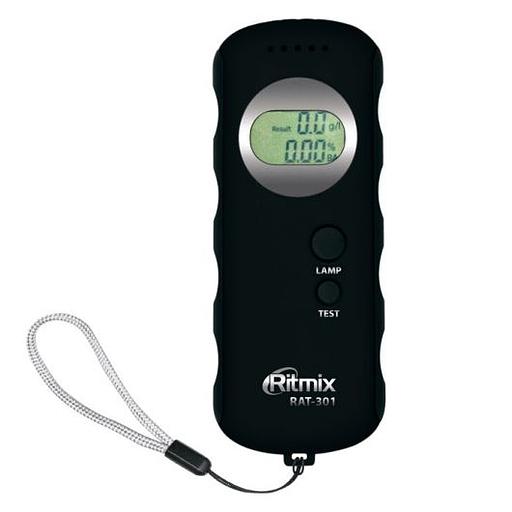Алкотестер Ritmix RAT-301 полупроводниковый черный фото 2