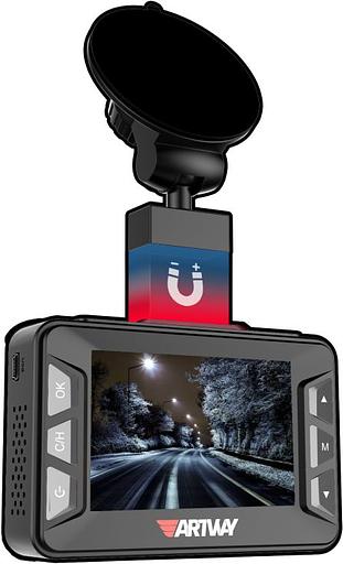 Видеорегистратор с радар-детектором Artway MD-108 GPS черный фото 1