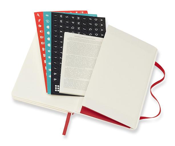 Еженедельник Moleskine CLASSIC SOFT WKNT Pocket 90x140мм 144стр. мягкая обложка красный фото 7