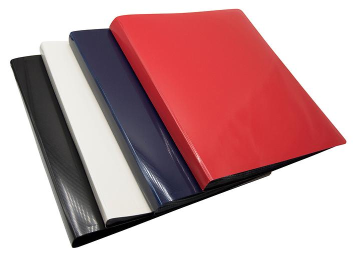 Папка с 10 прозр.вклад. Бюрократ DeLuxe DLV10BBERRY A4 пластик 0.7мм черничный фото 3