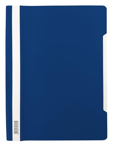 Папка-скоросшиватель Бюрократ Люкс -PSL20BLUE A4 прозрач.верх.лист пластик синий 0.14/0.18 фото 1