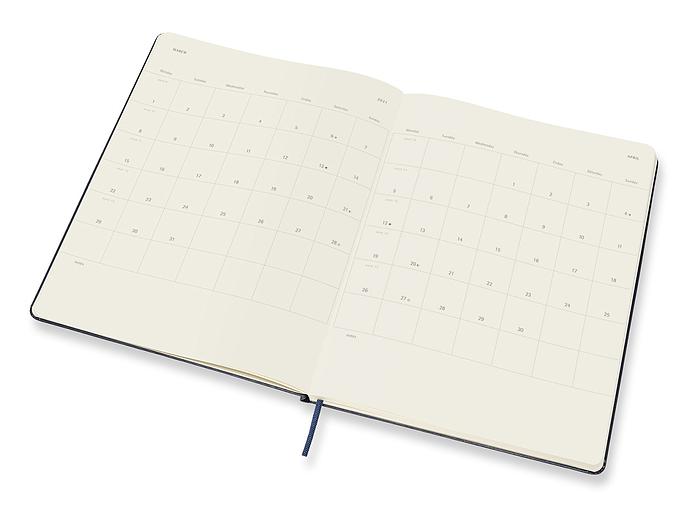 Еженедельник Moleskine CLASSIC WKNT XL 190х250мм 144стр. синий сапфир фото 3