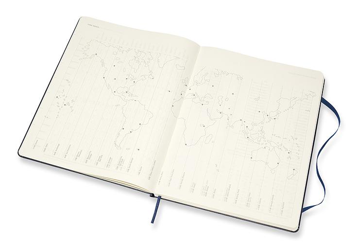 Еженедельник Moleskine CLASSIC WKNT XL 190х250мм 144стр. синий сапфир фото 4